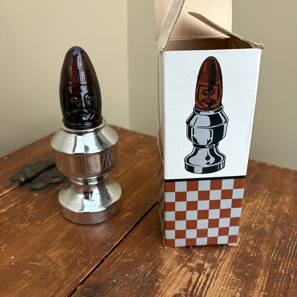 💚Avon Vintage The Bishop II Chess Piece Decorative Bottle